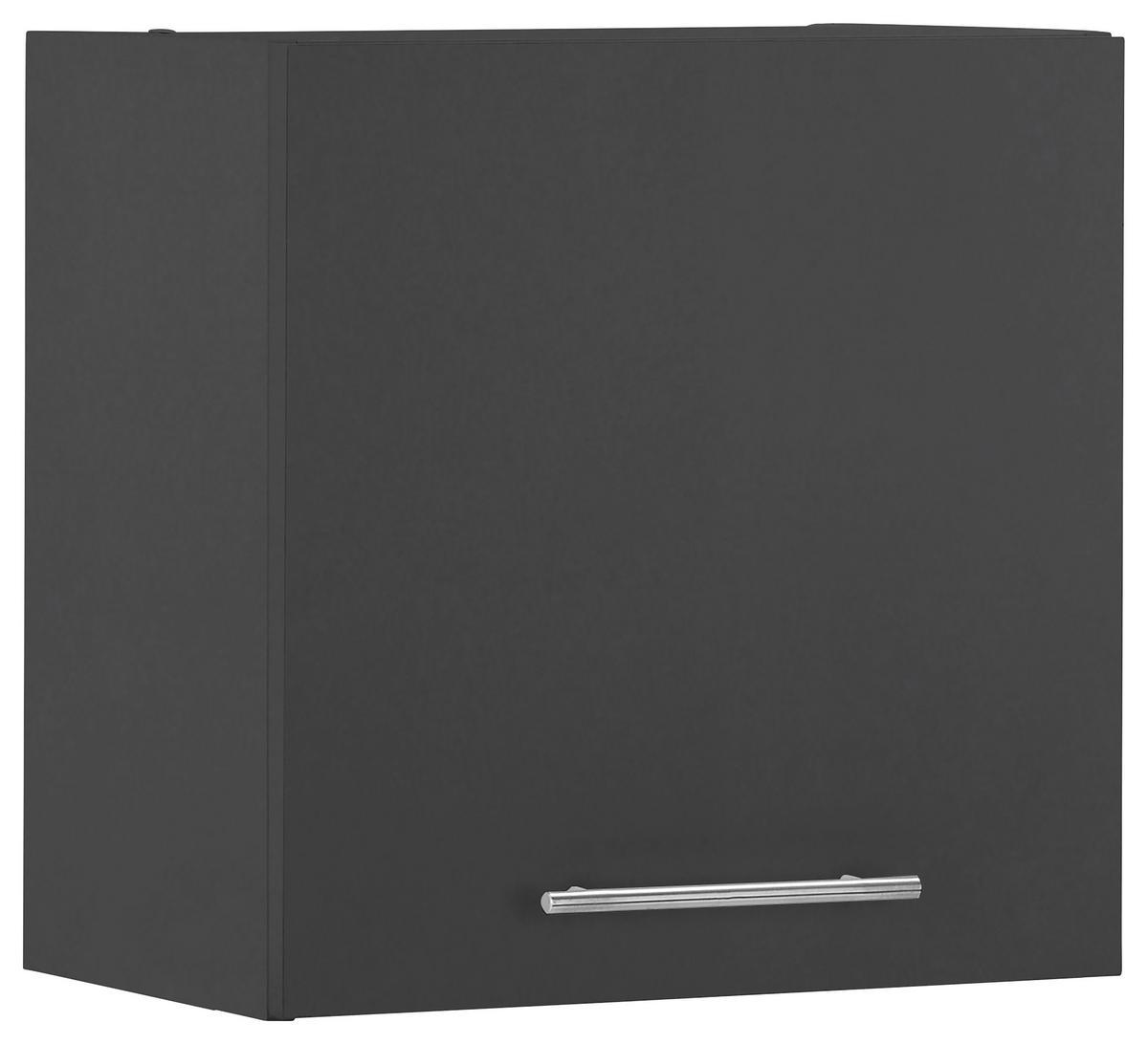 AUFSATZSCHRANK 50/50/31 cm  in  - Chromfarben/Anthrazit, Design, Holzwerkstoff/Metall (50/50/31cm)