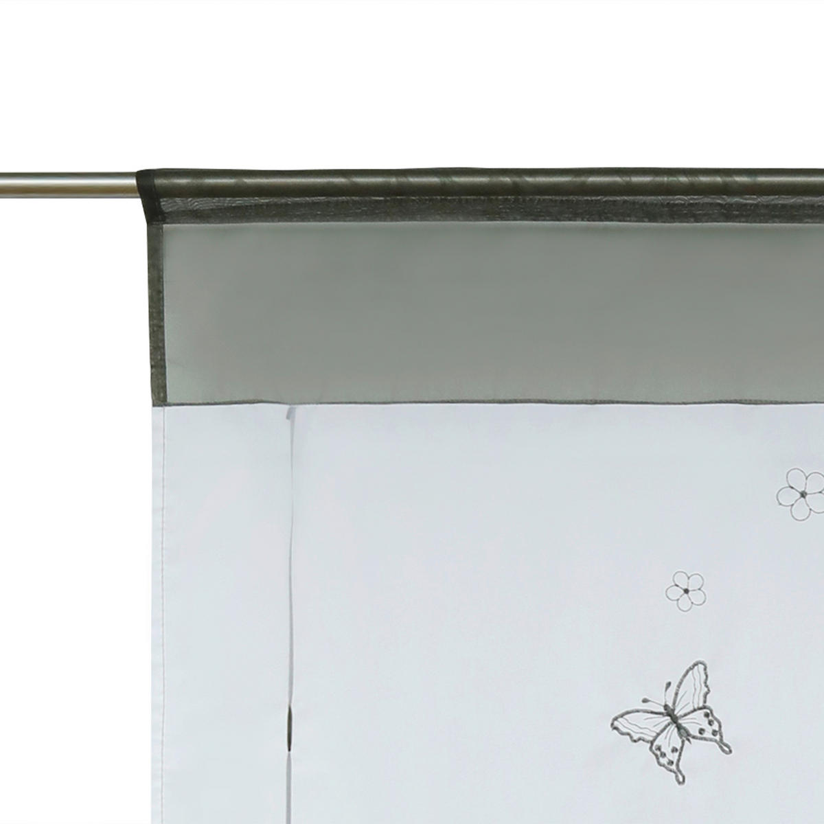 FALTROLLO  transparent  60/140 cm    - Hellgrau/Weiß, Basics, Textil (60/140cm)