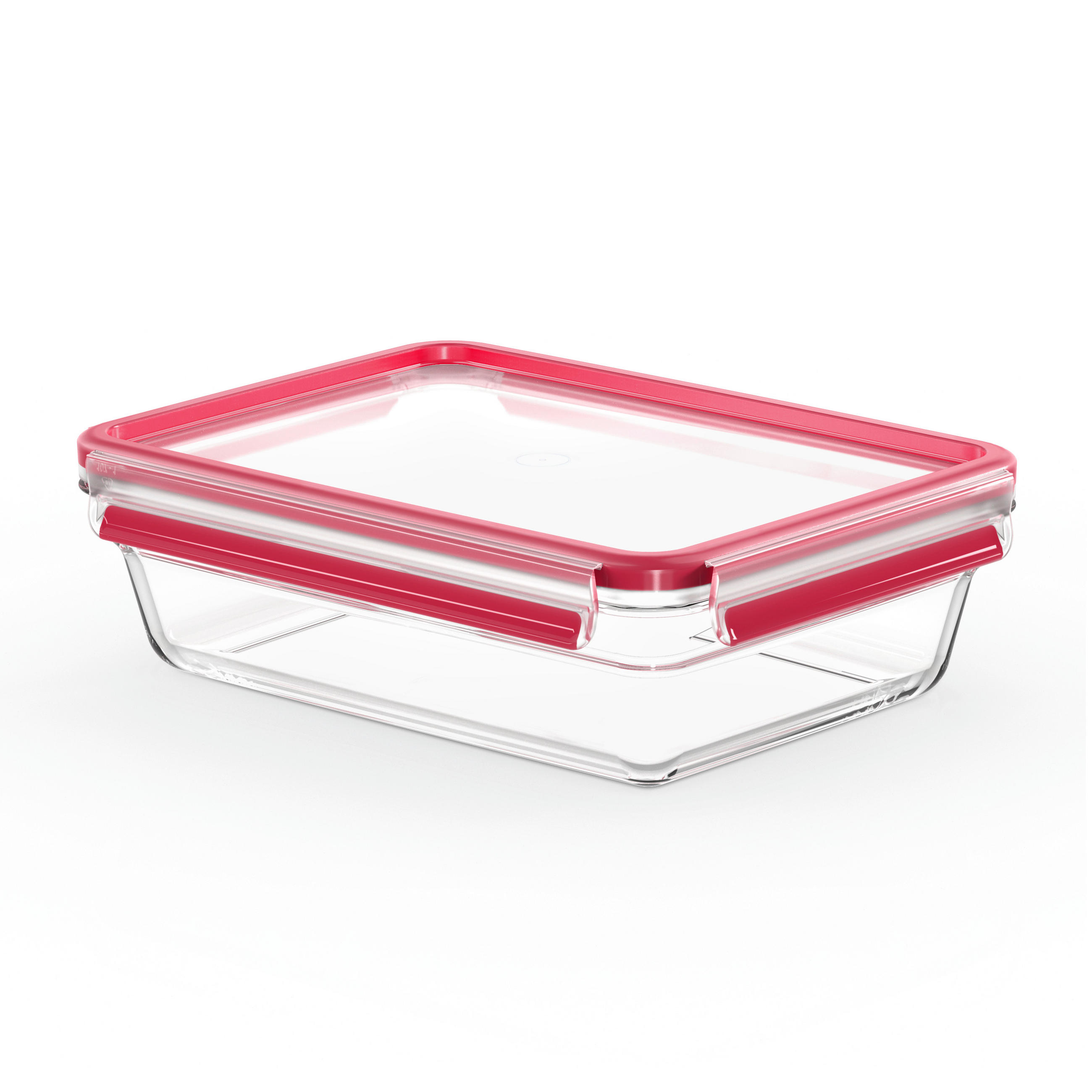 Emsa Frischhaltedose Clip \u0026 Close Glas Rot 19.7x8x26.7 cm