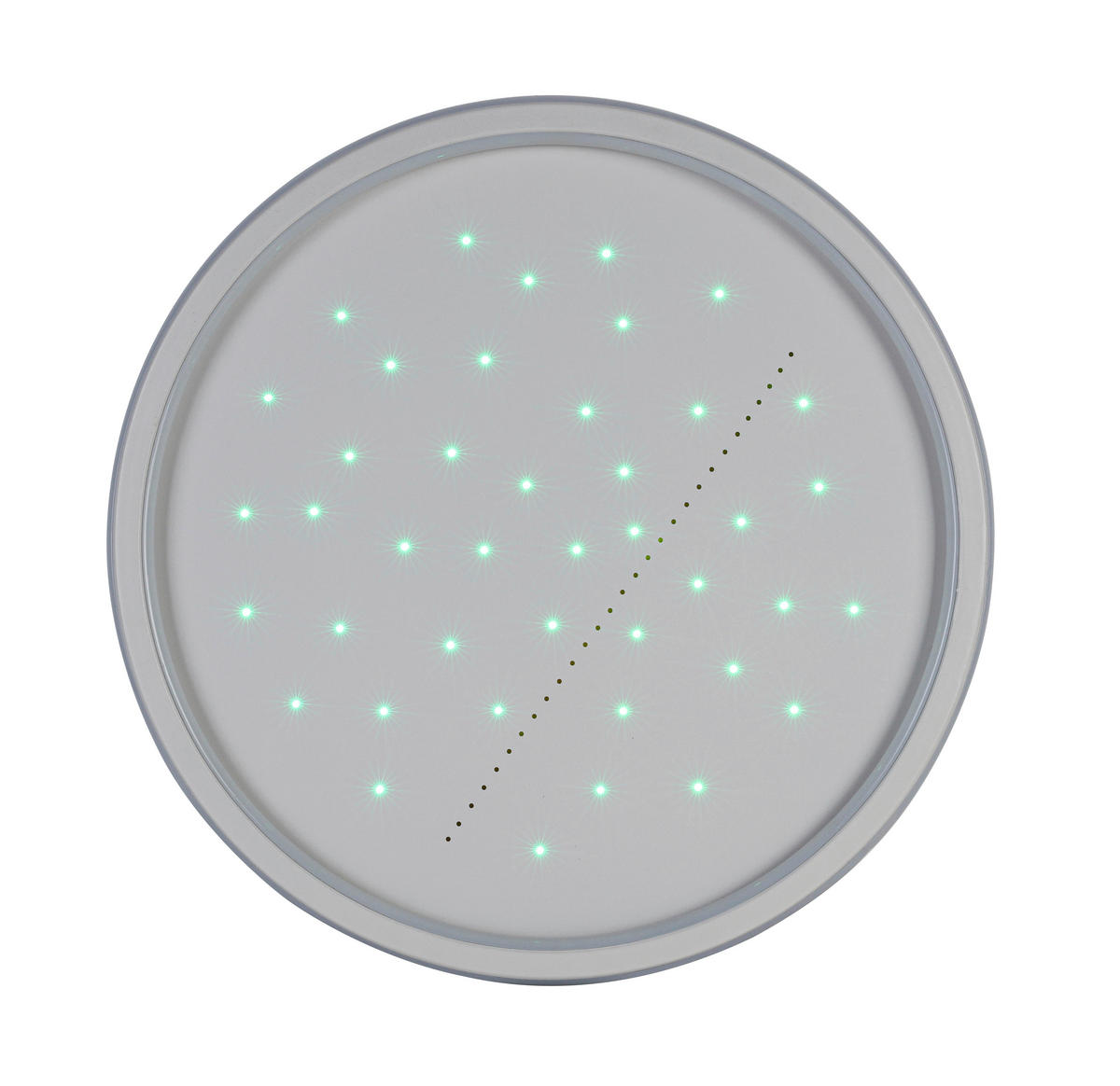 LED-DECKENLEUCHTE Kettering 45/5,5 cm   - Weiß, Trend, Kunststoff/Metall (45/5,5cm) - Novel