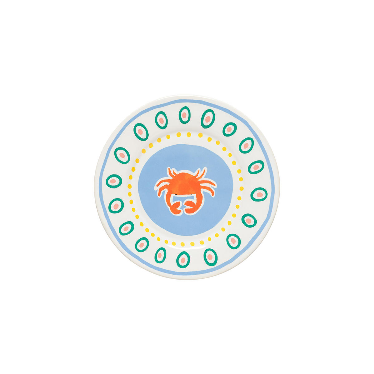 DESSERTTELLERSET Multicolor 6-teilig 22 cm SUMMER BLISS  - Multicolor, Basics, Keramik (22cm) - Costa Nova