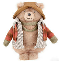 DEKORATIONSBJÖRN - multicolor, Lifestyle, metall/textil (29/39/20cm) - X-Mas