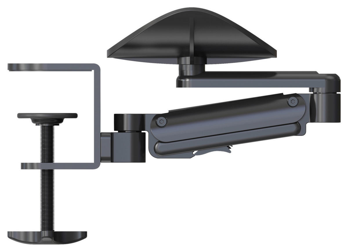 ARMSTÖD - svart, Modern, läder/plast (40,4/7,5/11cm) - MID.YOU