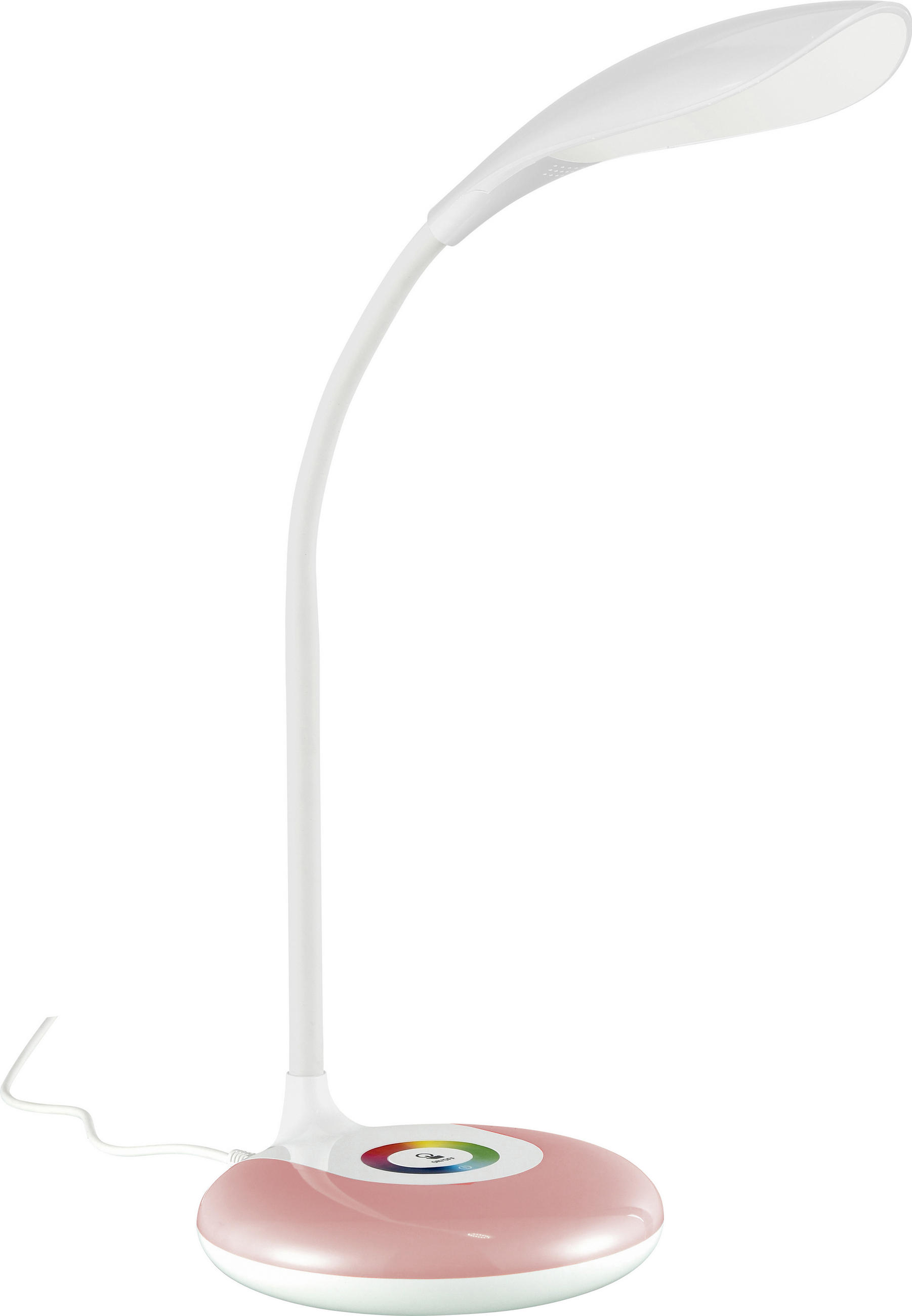 LED LAMPA NA PÍSACÍ STÔL, dotykový stmievač, 12,5/12,5/48 cm - biela, Basics, kov/plast (12,5/12,5/48cm) - Xora