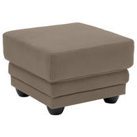 HOCKER Chenille Grau  - Schwarz/Grau, Design, Kunststoff/Textil (65/46/65cm) - Livetastic