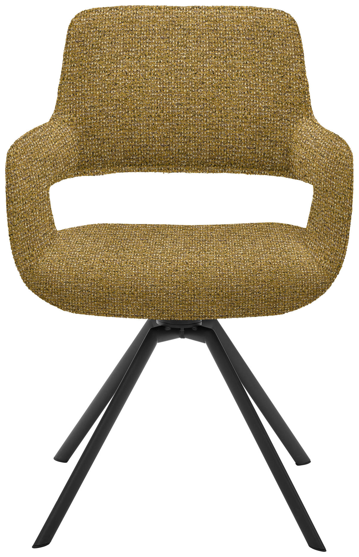 ARMLEHNSTUHL  in Stahl Struktur  - Schilfgrün/Anthrazit, Design, Textil/Metall (59/86/63cm) - Venjakob