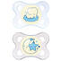 Schnuller 0 Monat(e) - Blau/Rosa, Basics, Kunststoff (6,9/14,5/4,7cm) - MAM
