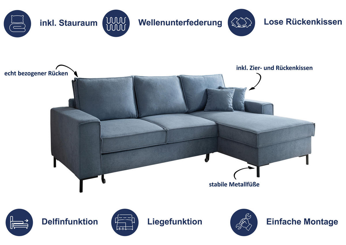 ROHOVÁ SEDAČKA, textil, zelená - černá/zelená, Moderní, kov/textil (150/240cm) - Livetastic