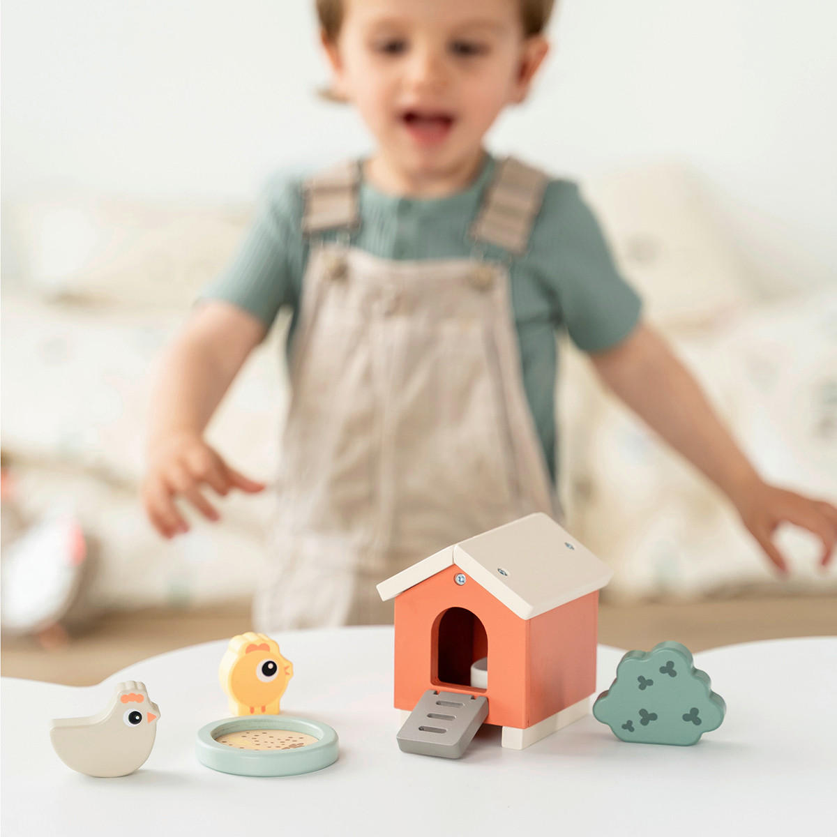 SPIELTIER  - Multicolor, Basics, Holz/Holzwerkstoff (12,3/10,0/14,7cm) - done by deer