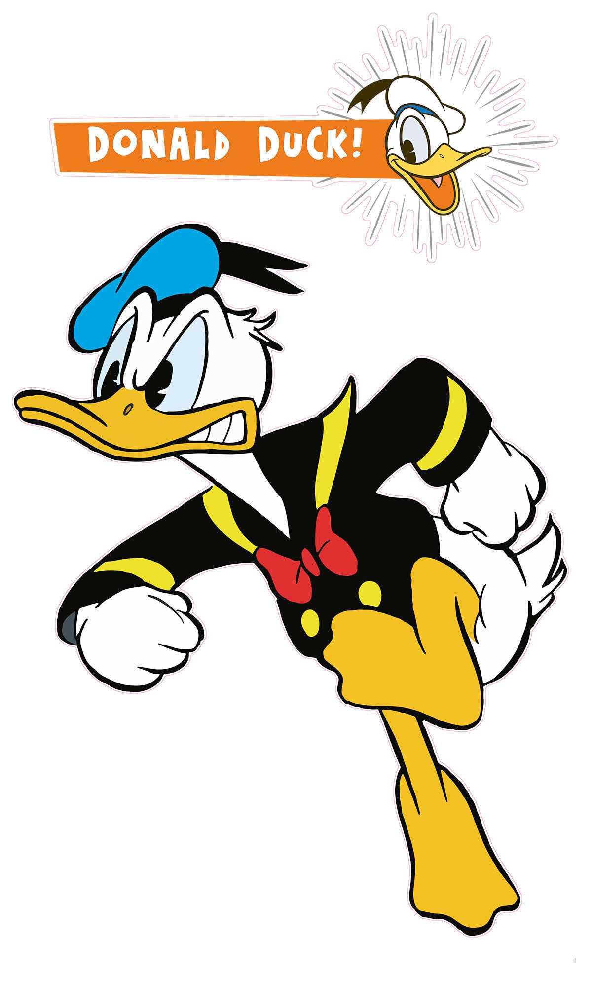 FOTOTAPETE Mickey and friends  - Multicolor, Trend, Papier (127/200cm) - Xora