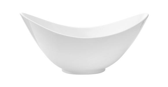 SCHÜSSEL SWING 30,2/20,5/13,2 cm - Weiß, Basics, Keramik (30,2/20,5/13,2cm) - Novel
