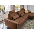 ECKSOFA  in Echtleder Braun  334/176 cm  - Schwarz/Braun, Design, Leder/Metall (334/176cm) - Dieter Knoll