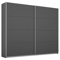 SCHWEBETÜRENSCHRANK in Grau  - Alufarben/Grau, Modern, Holzwerkstoff/Metall (226/210/62cm) - Rauch Möbel