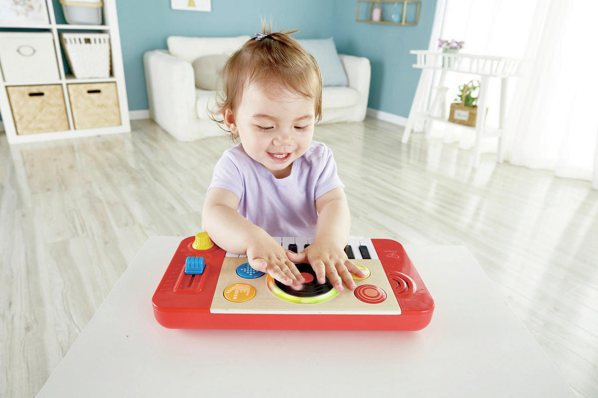 KINDER-MUSIC-PLAYER - Hellrot, Basics, Holzwerkstoff/Kunststoff (34/4,2/18,5cm) - Hape