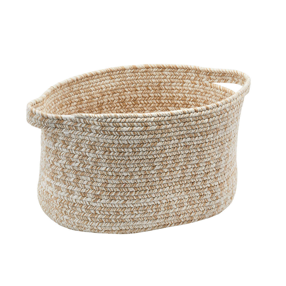 AUFBEWAHRUNGSKÖRBCHEN  - Beige/Weiß, Basics, Textil (27/38/24cm) - Aquanova