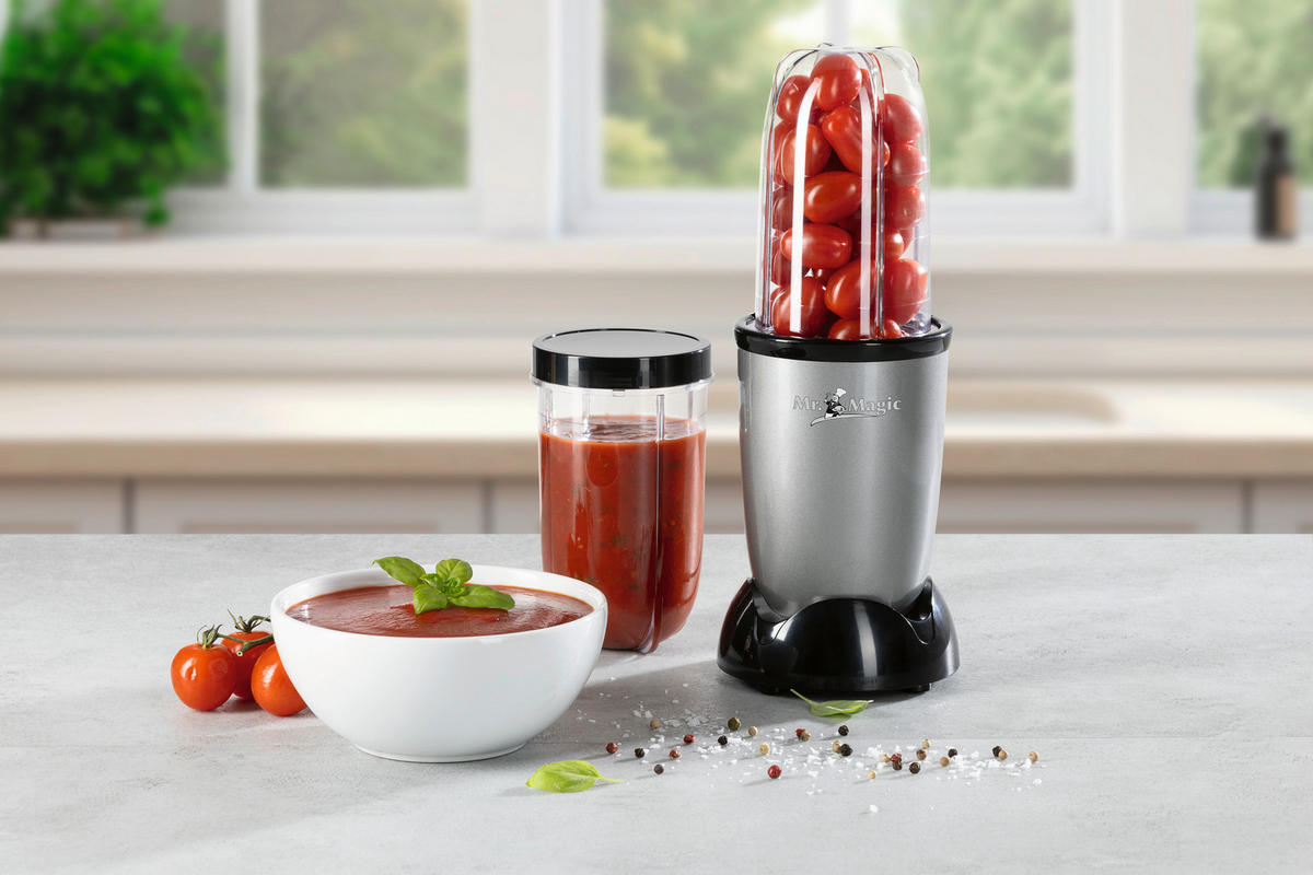 Shake-Mixer GOURMETmaxx  - Silberfarben/Schwarz, Basics, Kunststoff/Metall (11,5/32,0/11,5cm)