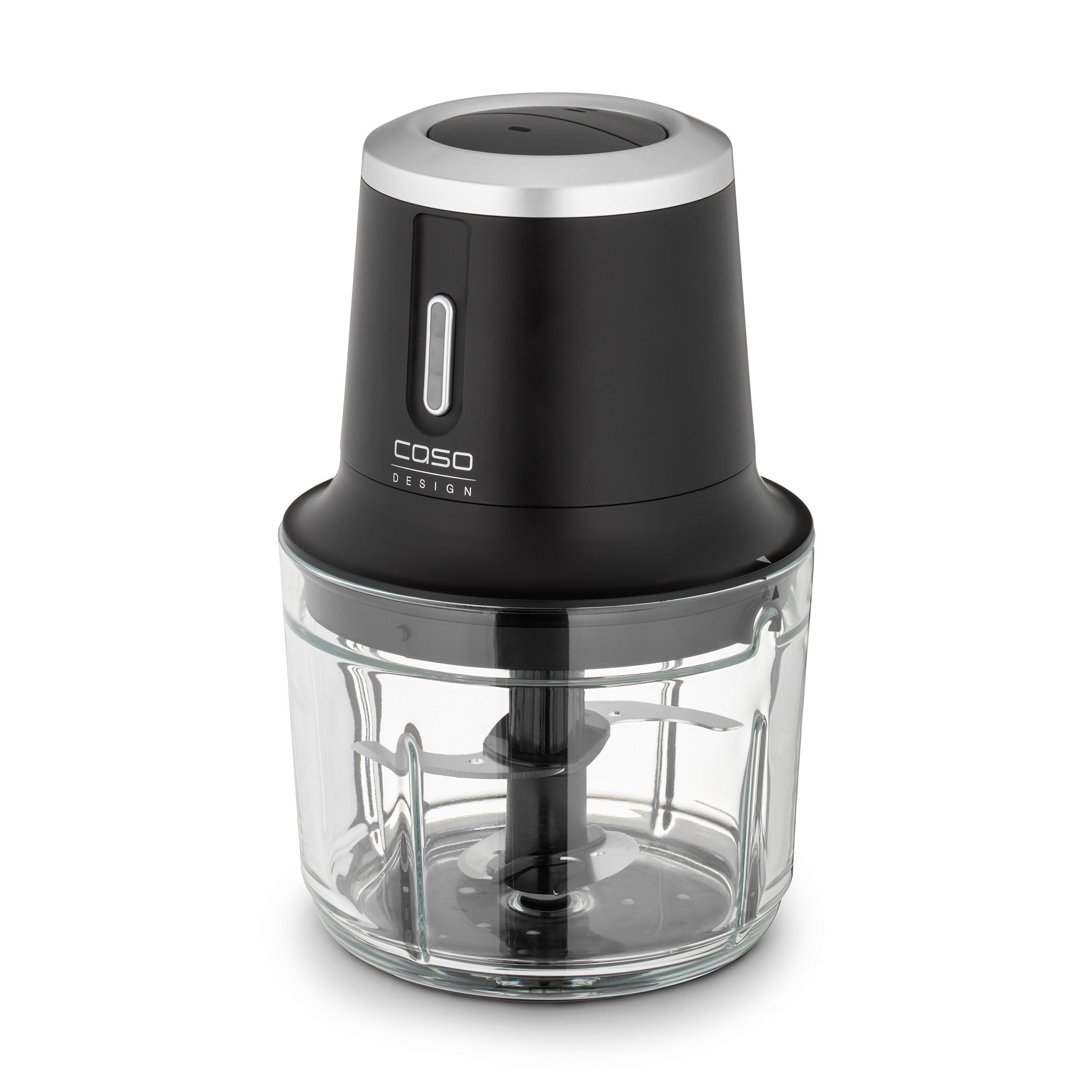 UNIVERSALZERKLEINERER  - Transparent/Schwarz, Basics, Glas/Kunststoff (15/23/15cm) - CASO Design