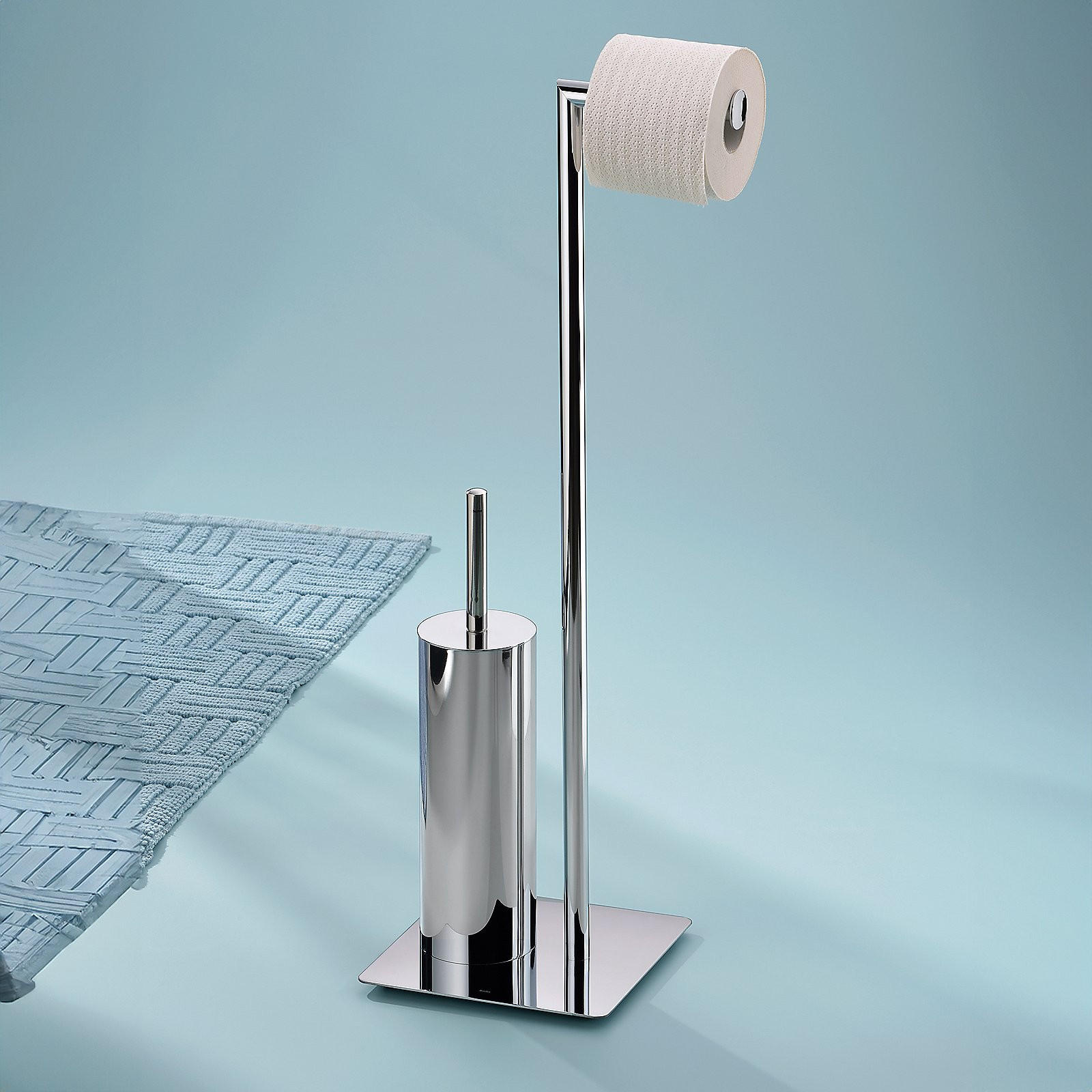 GARNITURA TOALETNE ČETKE  boje oplemenjenog čelika  metal  STYLE  - boje oplemenjenog čelika, Konvencionalno, metal/plastika (20/20/71cm) - Kela