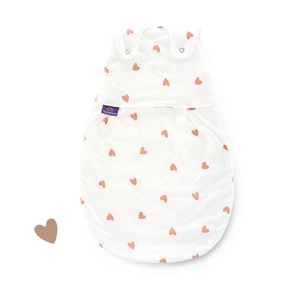 BABYSCHLAFSACK Herz 56/62  - Multicolor, Basics, Textil (56/62null) - Träumeland