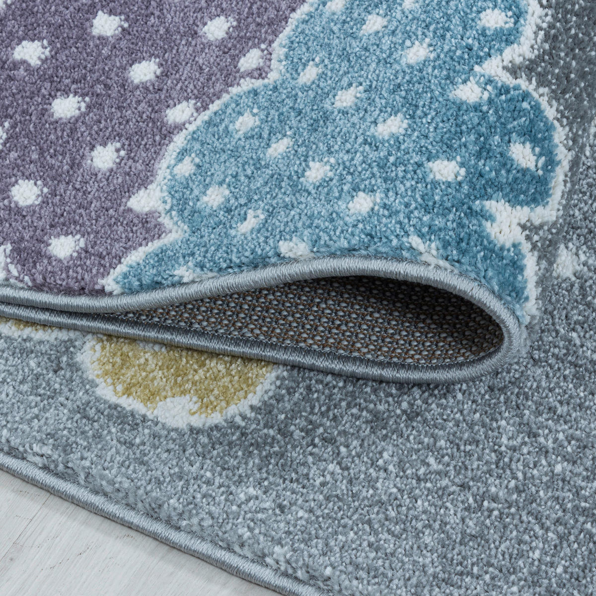 KINDERTEPPICH 80/150 cm Lucky 3611 Grau  - Grau, Trend, Textil (80/150cm)