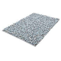KOBEREC DO KOUPELNY, 60/90 cm - pastelově modrá, Design, textil/plast (60/90cm) - Kleine Wolke