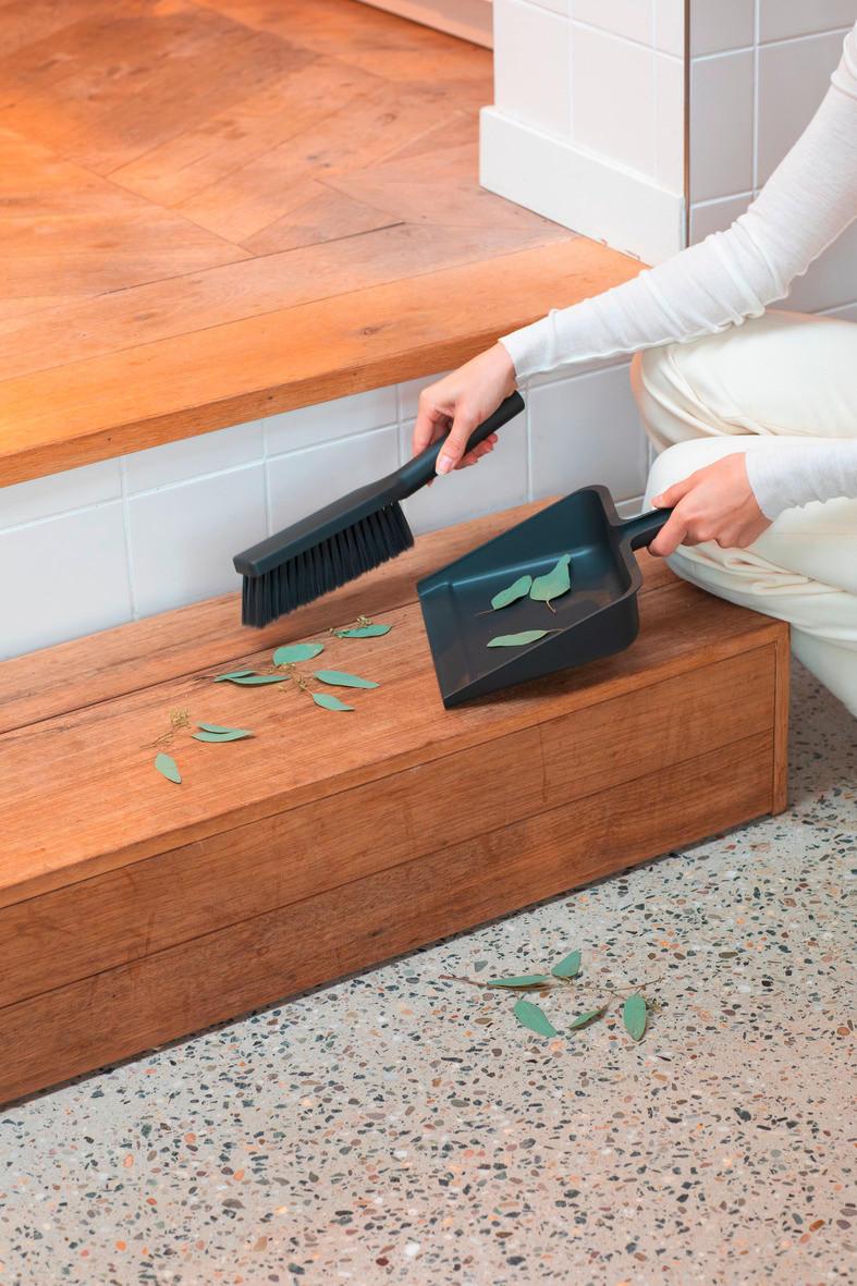 KEHRGARNITUR - Dunkelgrau, Basics, Kunststoff (24/33/9cm) - Brabantia