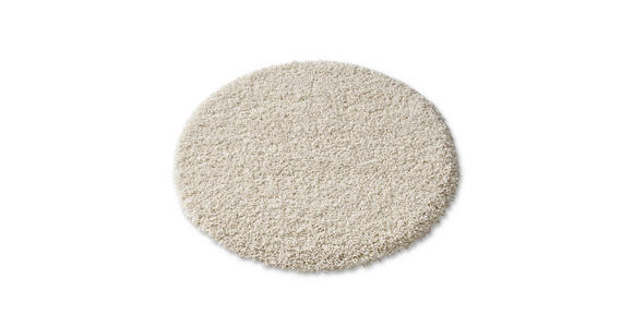 HOCHFLORTEPPICH 120 cm Weiß  - Weiß, Basics, Textil (120cm) - Novel