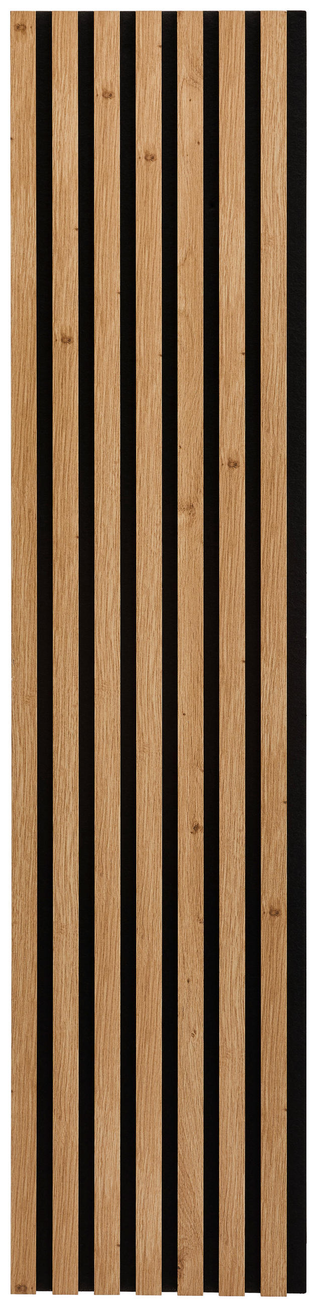 AKUSTICKÝ PANEL 30/132,5/2,1 cm   - černá/dub artisan, Basics, kompozitní dřevo/plast (30/132,5/2,1cm) - Boxxx