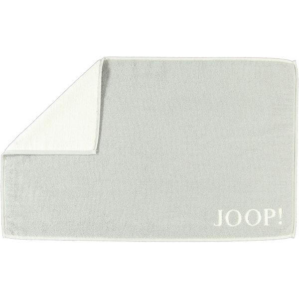 BADEMATTE Classic Doubleface 50/80 cm  - Silberfarben/Weiß, Basics, Textil (50/80cm) - Joop!