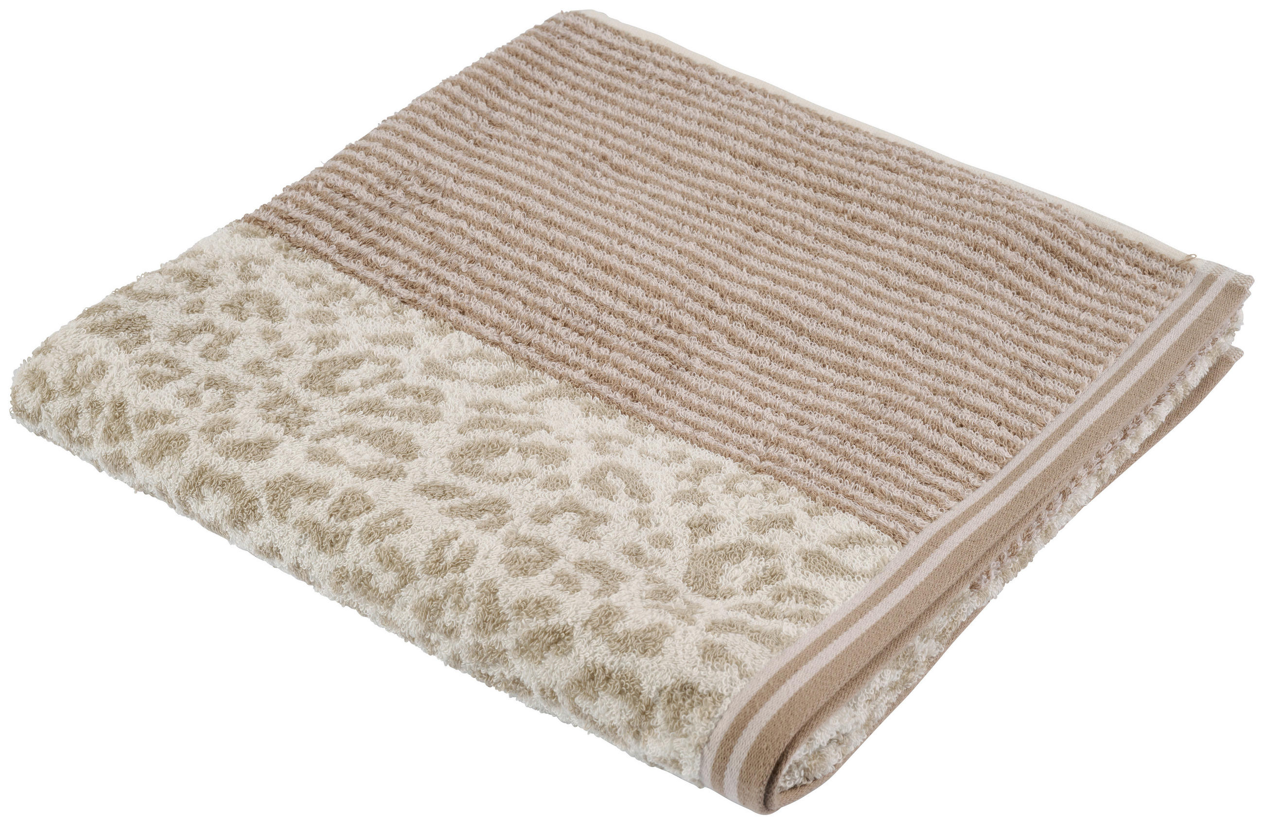 DUSCHHANDDUK 70/140 cm  - beige, Klassisk, textil (70/140cm) - Dieter Knoll