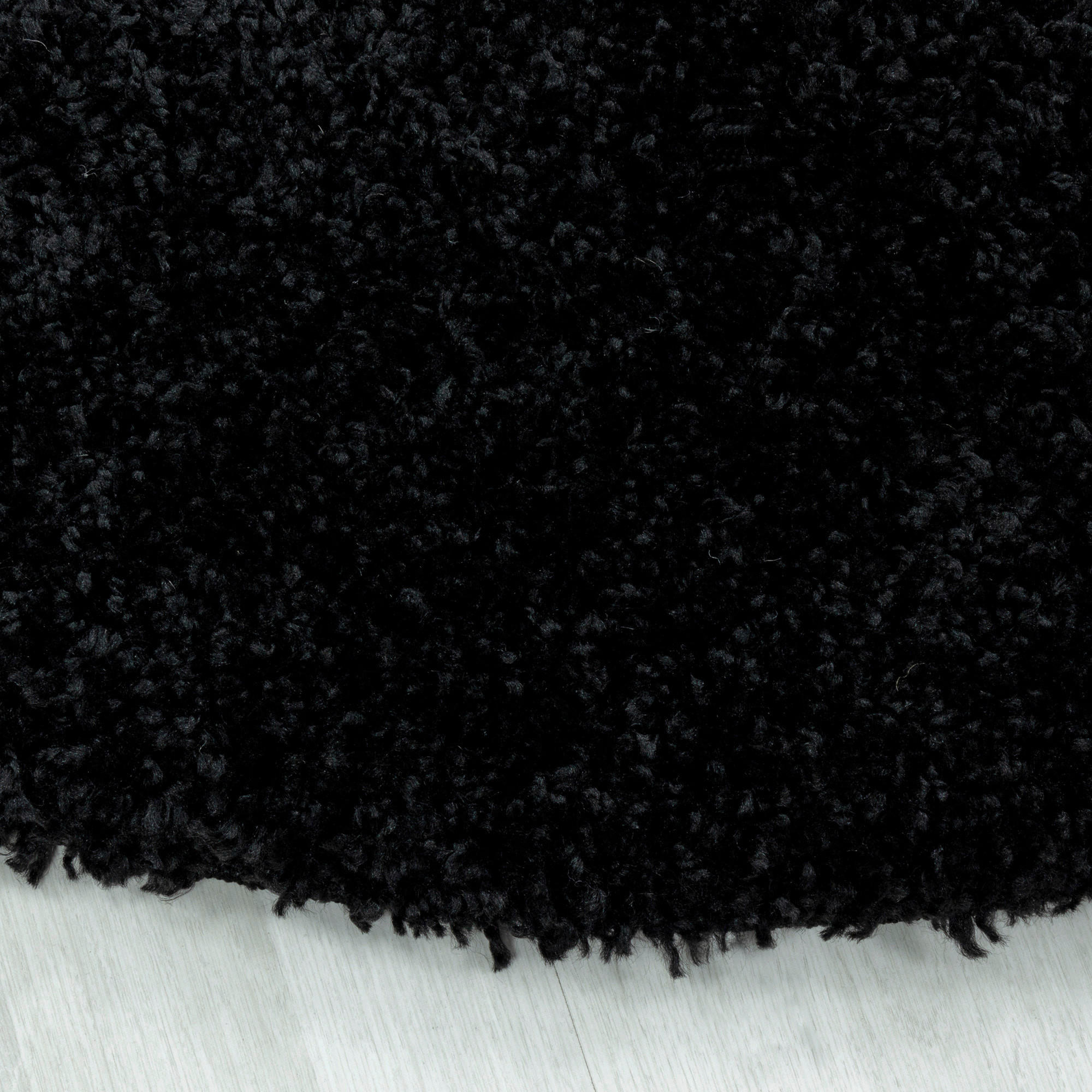 HOCHFLORTEPPICH gewebt Schwarz - Schwarz, Basics, Textil (120cm) - Novel