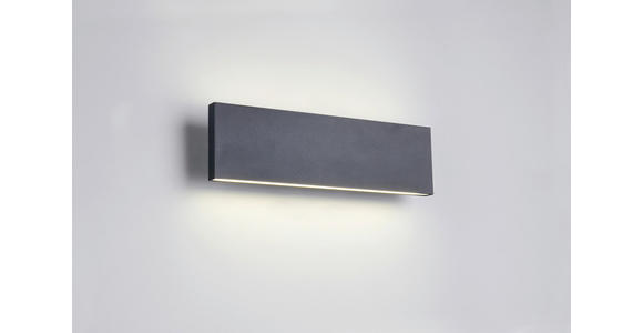 LED-WANDLEUCHTE 28/4,5/8 cm  - Schwarz, Design, Kunststoff/Metall (28/4,5/8cm) - Novel