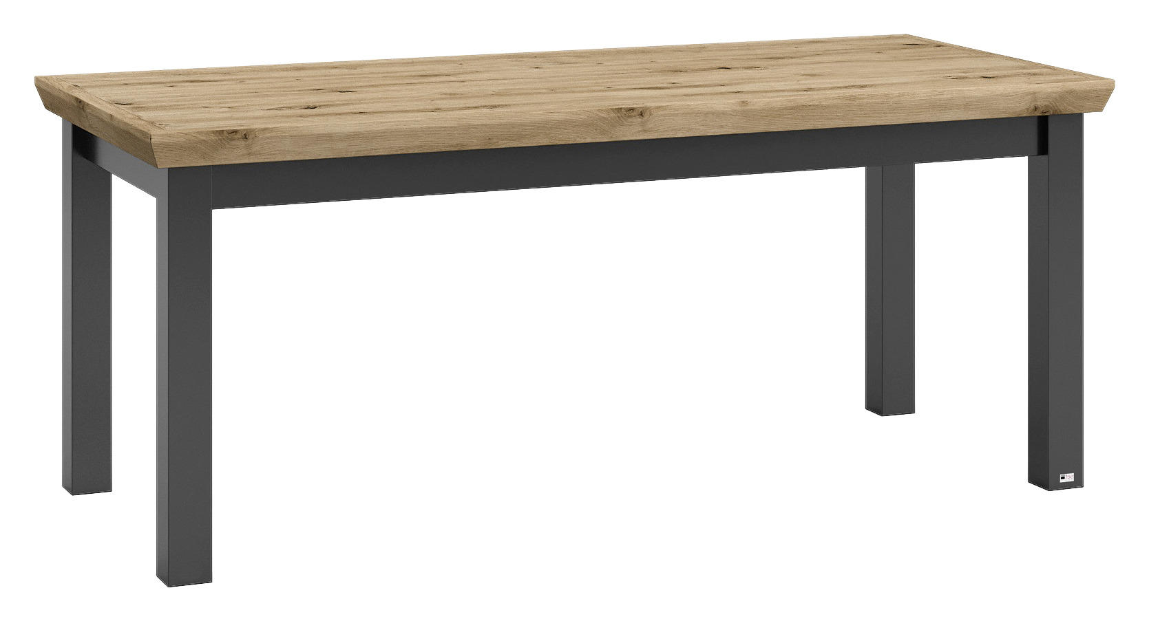 SCHREIBTISCH 180/80/74,6 cm  in Graphitfarben, Eiche Artisan  - Graphitfarben/Eiche Artisan, Design, Holzwerkstoff (180/80/74,6cm) - SetOne by Musterring