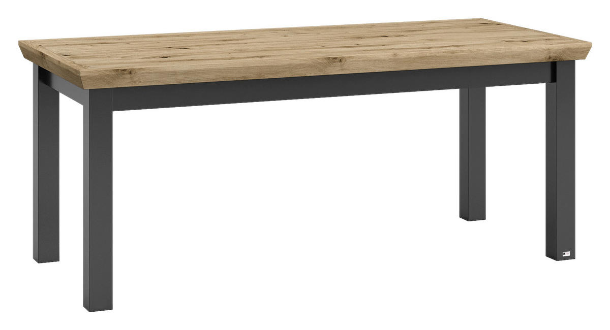 SCHREIBTISCH 180/80/74,6 cm  in Graphitfarben, Eiche Artisan  - Graphitfarben/Eiche Artisan, Design, Holzwerkstoff (180/80/74,6cm) - SetOne by Musterring