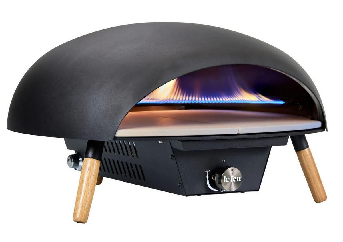LE FEU PIZZA PEĆ TURTLE 3.0  crna  - crna, Basics, metal (56,1/58,7/30,5cm)