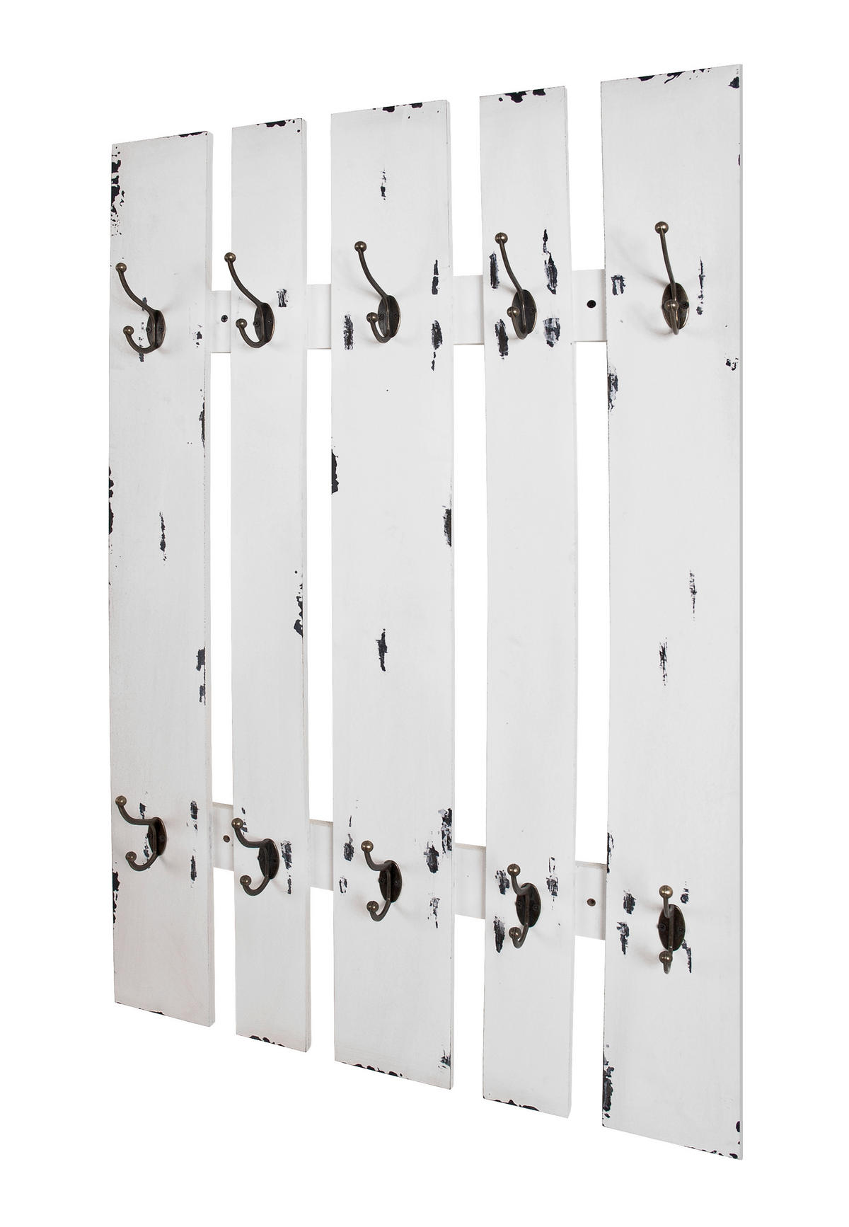 WANDGARDEROBE - Weiß, Basics, Holzwerkstoff/Metall (65/100/9cm)
