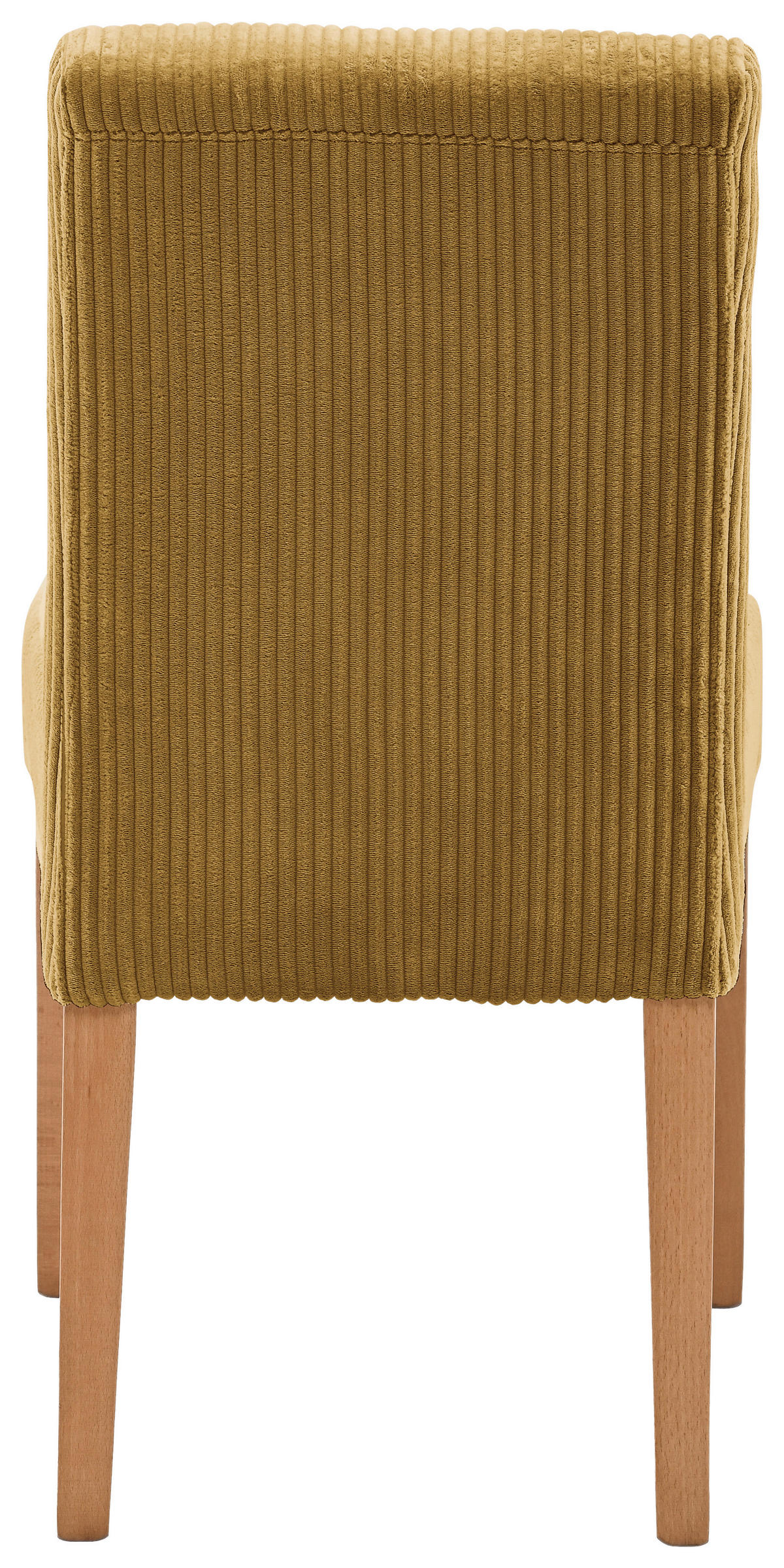 STUHL Cord Buchefarben, Currygelb Buche massiv  - Currygelb/Buchefarben, KONVENTIONELL, Holz/Textil (47,5/91,5/63cm) - home24