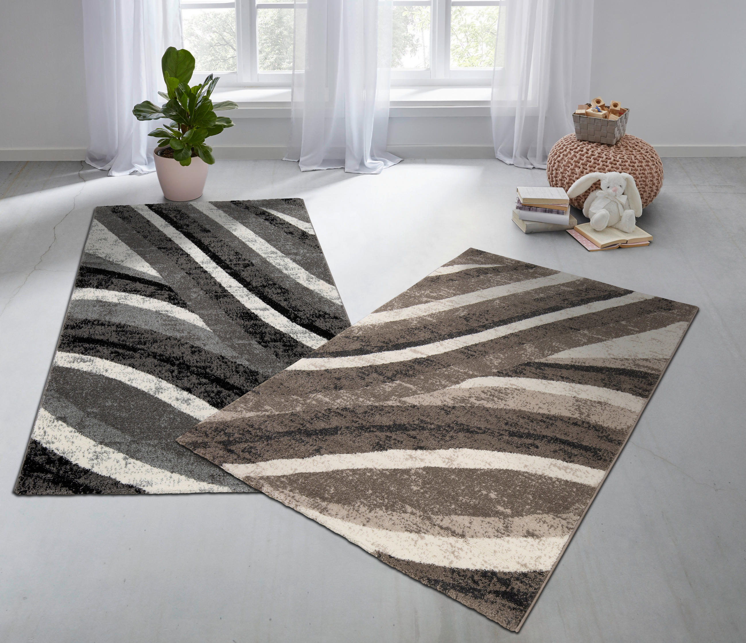 TKANI TEPIH siva - siva, Design, tekstil (80/150cm) - Boxxx