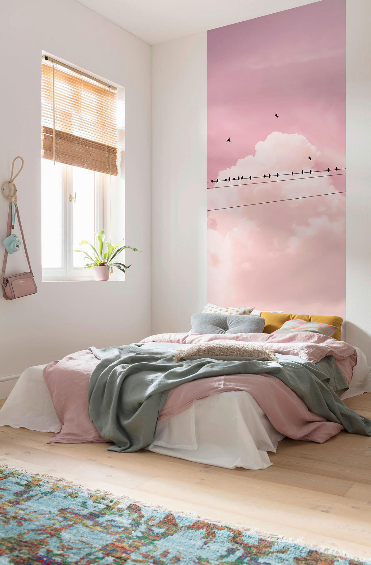 VLIESTAPETE  - Rosa, Basics (100/250cm) - Xora