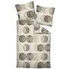 BETTWÄSCHE Palermo Makosatin 155/220 cm  - Taupe/Greige, Design, Textil (155/220cm) - Janine