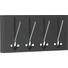 HAKENLEISTE - Schwarz, Design, Metall (36/17/2,8cm) HAKENLEISTE - Schwarz, Design, Metall (36/17/2,8cm)