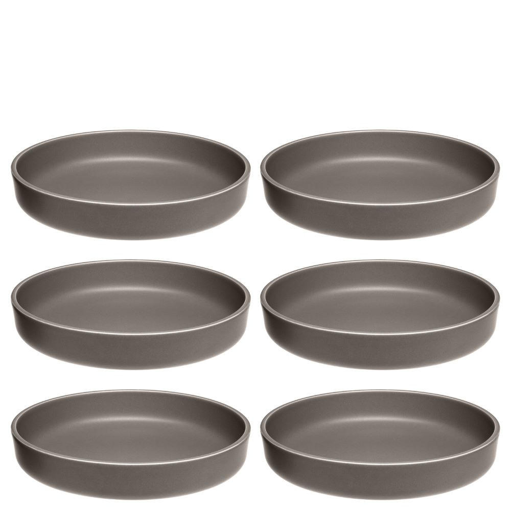 SPEISETELLERSET ROMA 6-teilig  - Taupe, KONVENTIONELL, Keramik (19,7/4,0/19,7cm) - Leonardo