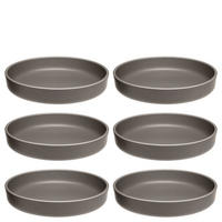 SPEISETELLERSET ROMA 6-teilig  - Taupe, KONVENTIONELL, Keramik (19,7/4,0/19,7cm) - Leonardo