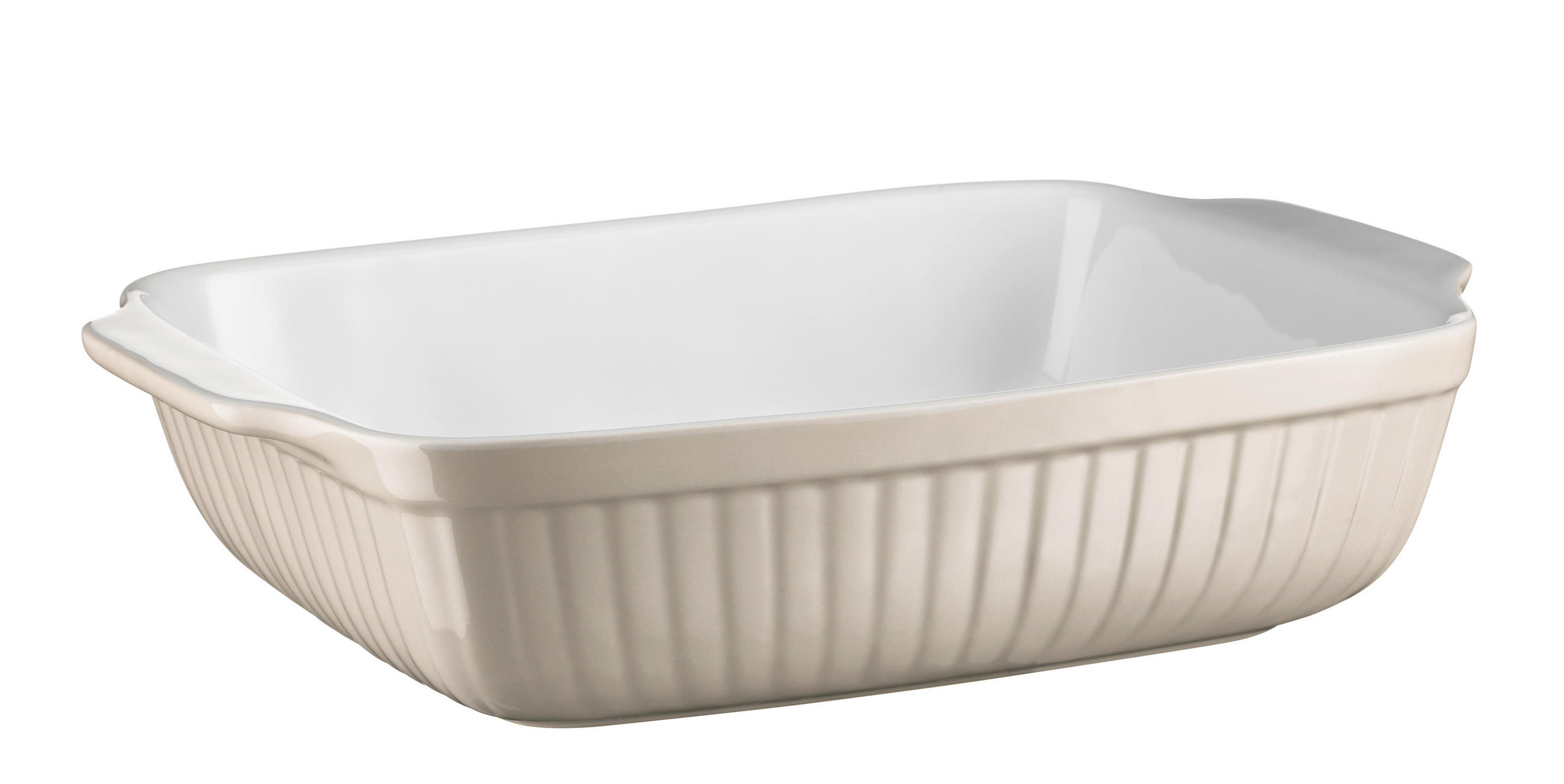 AUFLAUFFORM Keramik Steinzeug  - Beige, Basics, Keramik (33/8/24cm) - Mäser