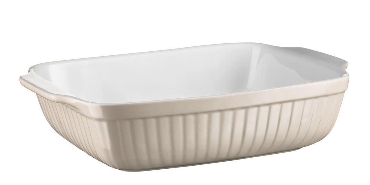 AUFLAUFFORM Keramik Steinzeug  - Beige, Basics, Keramik (33/8/24cm) - Mäser