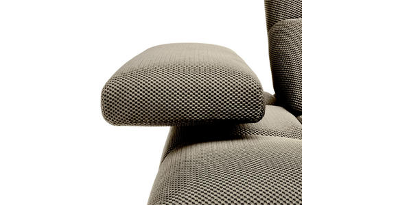 ECKSOFA  in Struktur Beigebraun  313/233 cm  - Beigebraun/Schwarz, Design, Kunststoff/Textil (313/233cm) - Belluti