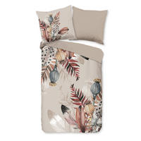 WENDEBETTWÄSCHE Famm Mikrofaser 135/200 cm  - Taupe/Beige, Natur, Textil (135/200cm)