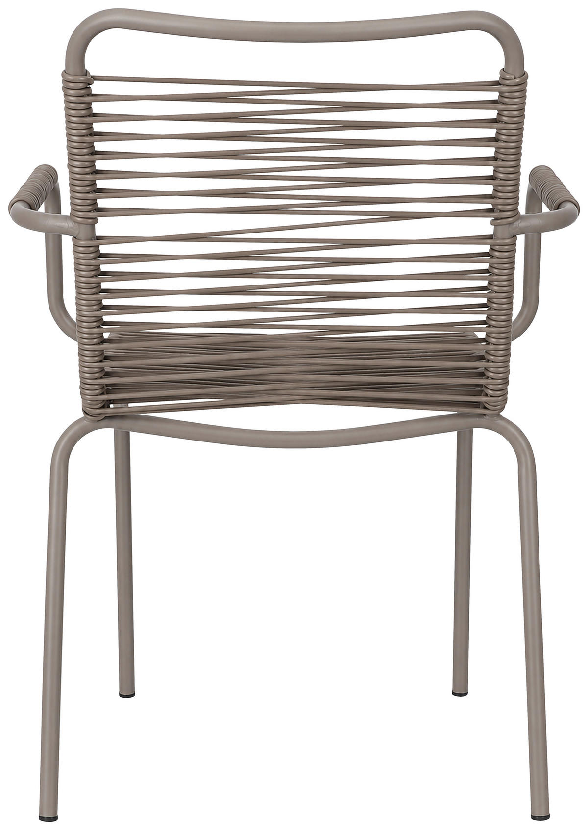 STAPELSESSEL Aluminium Taupe  - Taupe, MODERN, Kunststoff/Metall (57/85/57cm) - FIAM