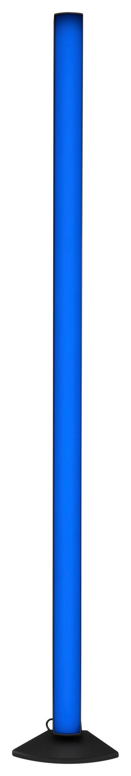 LED-STEHLEUCHTE 17,5/13/121,5 cm    - Schwarz/Weiß, LIFESTYLE, Kunststoff (17,5/13/121,5cm) - Novel