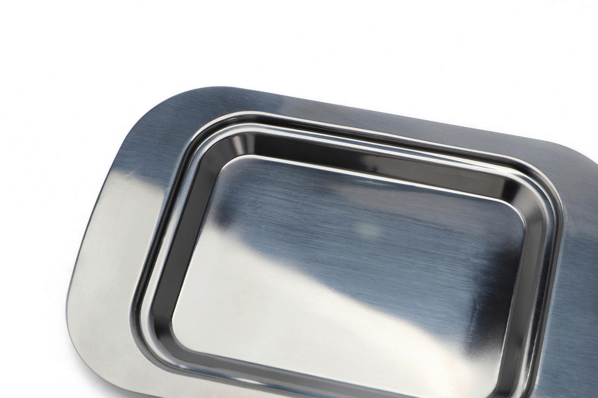 BUTTERDOSE Metall  - Schwarz Hochglanz, Basics, Metall (18,5/12,2/7,0cm) - Echtwerk